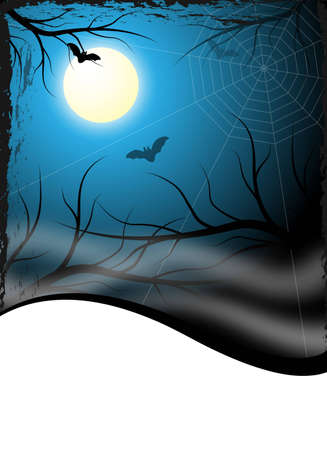 creepy halloween background design for flyerの写真素材