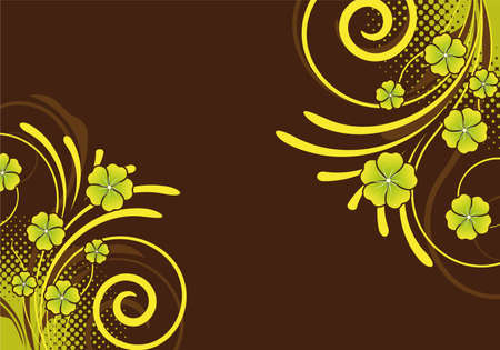 abstract floral background with flowers for designの写真素材