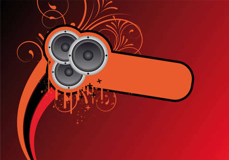 red abstract text frame with ornamentsの写真素材