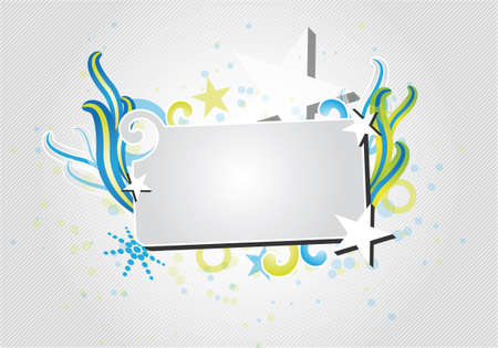 abstract colorful design with text frameの写真素材