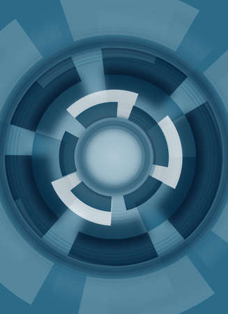 abstract blue creative circle background for designの写真素材