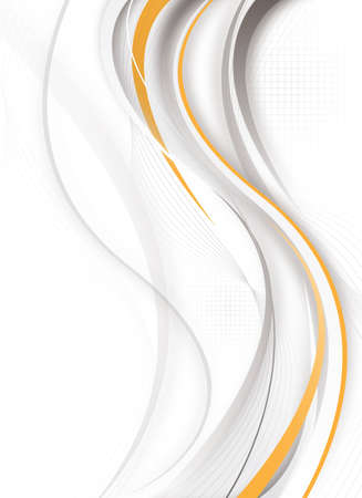 abstract futuristic vertical design with gray and orange colorsの写真素材