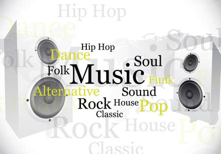 abstract music background for designの写真素材