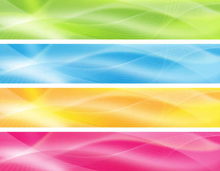 abstract backgrounds in 4 colors for product/website designの写真素材