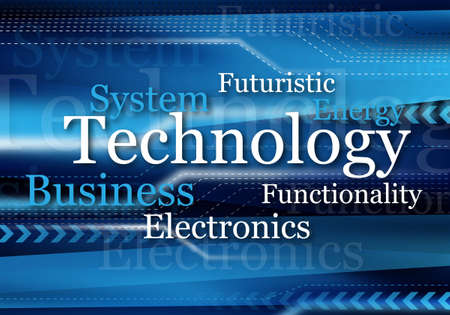 blue technology design for backgroundの写真素材