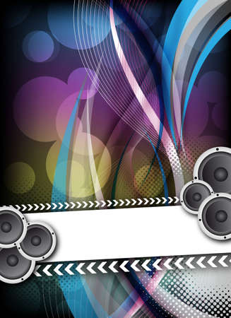 an abstract colorful party design for flyer/posterの写真素材