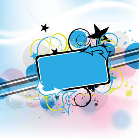 an abstract colorful design with ornamentsの写真素材