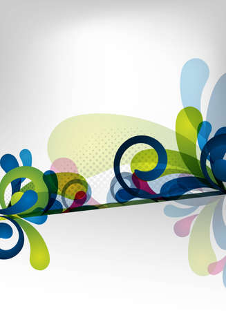 an abstract and colorful vector background for designの写真素材
