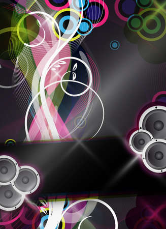 an abstract and colorful event vector design / backgroundの写真素材