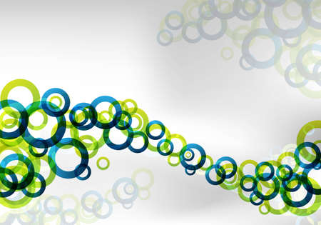 an abstract background with colorful circles for designの写真素材