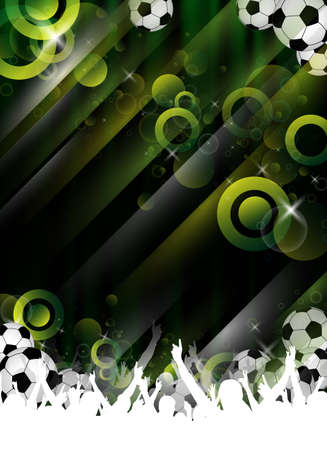 An abstract football party designの写真素材
