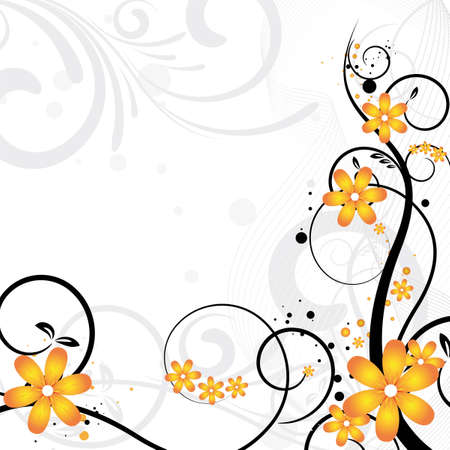 beautiful floral background with flowers for designの写真素材