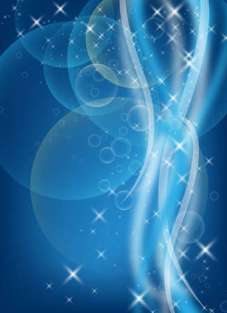 an abstract blue christmas background for designの写真素材