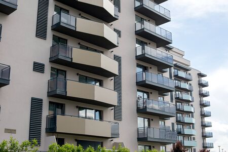 New residential area in Brasov, Romania - Flat blocks in construction