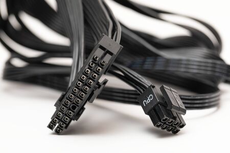 Modular power supply with cables for desktop pc