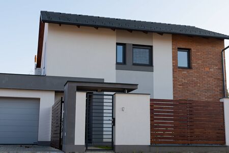 Picture of a modern family house in Gyula, Hungaryの写真素材