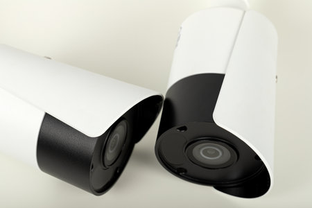 Picture of video surveillance installation for safety home - security camera