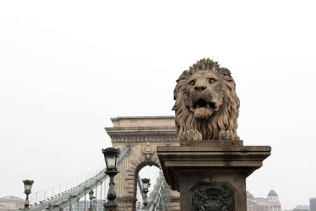 Picture of the Chain bridge in Budapest, Hungary