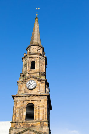 Picture of an old scottish churchの写真素材