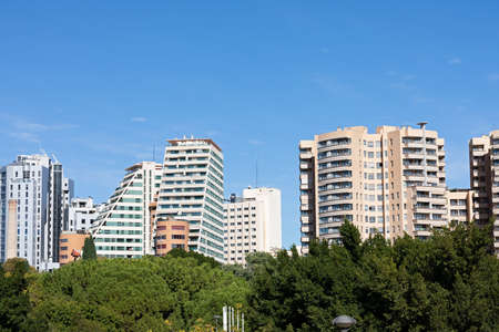 View of the modern part of valencia, Spainの写真素材