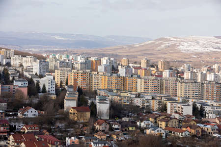 New residential area in Cluj- Napoca, Romania - Flat blocks in construction