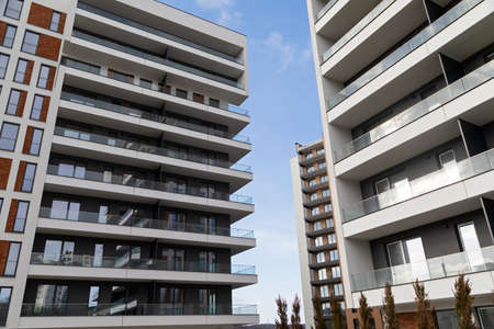 New residential area in Cluj- Napoca, Romania - Flat blocks in construction