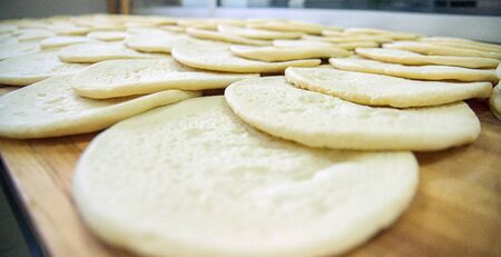 Raw pizza dow - Pizza Pane の写真素材