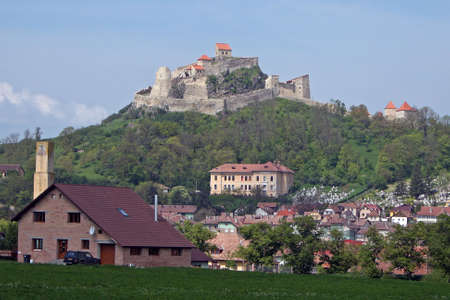 Castle of Rupea, Transylvania, Romania.のeditorial素材
