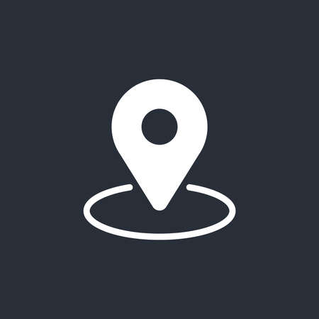 Pin location icon vector templateのイラスト素材