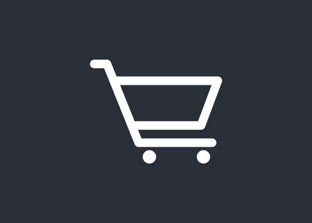 Shopping chart icon vector symbol template. Cart. Shop. Store. e-commerce. Market. Commercial. App store. Shop. Buy. e-shop. Hypermarket. Marketing. Comes out. Supermarket. Buyer. Add.のイラスト素材