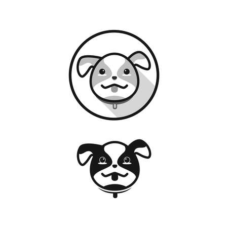 Dog graphic vector line icon. Simple element illustration. Dog icon for your design. Can be used for web and mobile. Thin line outline symbol pets for veterinary clinic, zoo, pet food.のイラスト素材