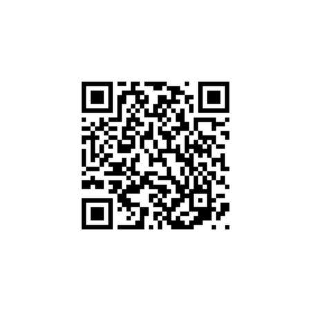 Vector QR code sample for smartphone scanning isolated on white background.のイラスト素材