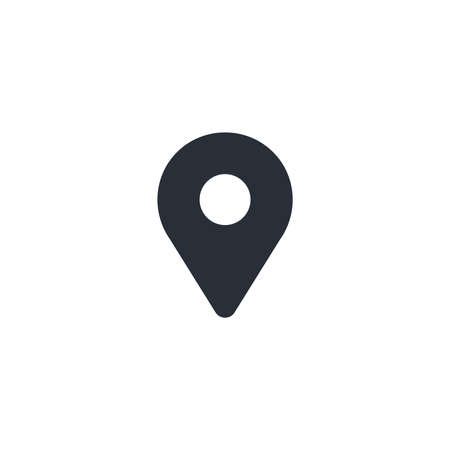 Pin location icon vector templateのイラスト素材