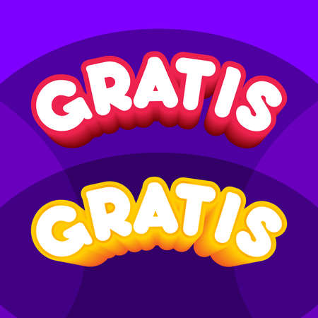 Free labels banners. Free. Vector. Icon.のイラスト素材