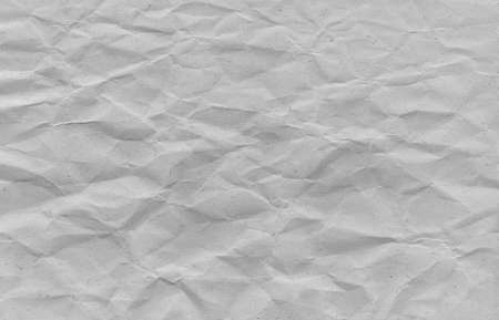crumpled cream paper background texture. Paper craftの写真素材