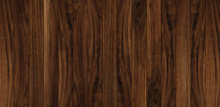Walnut wood texture. Long walnut planks texture background. Dark wood texture background surface with old natural patternの写真素材