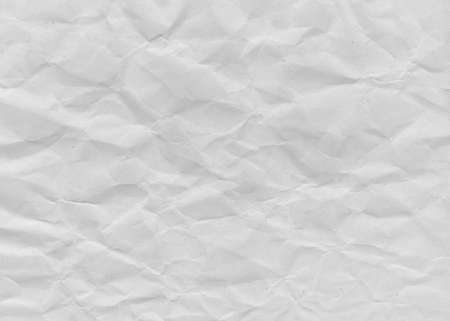 crumpled cream paper background texture. Paper craftの写真素材