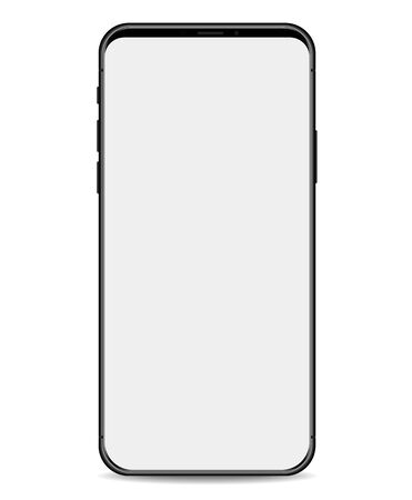 A phone vector drawing isolated on white backgroundのイラスト素材