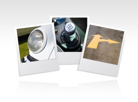 photo frame, cars, put your memories on 