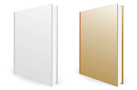 set of books in vector modeのイラスト素材