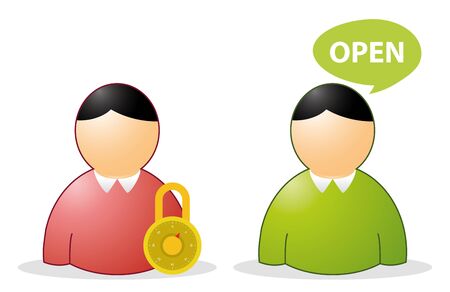 access or not access to userのイラスト素材