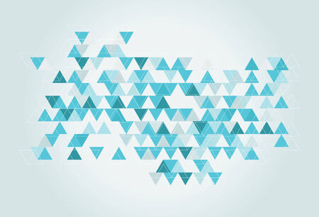 hipster triangle texture in blue green tonesのイラスト素材