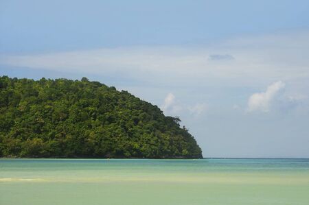 amazing beautiful landscape view of Koh Phi Phi island in Thailand Krabi province with turquoise water sea and blue sky in South Asia travel destination and tourist holiday conceptの写真素材