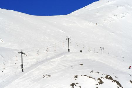 Ski Area And Snow Mountain