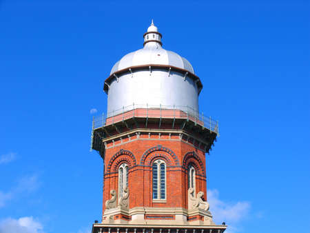History Water Tower In New Zealandの写真素材