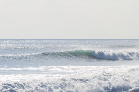 Sea and Wavesの写真素材