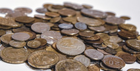a bunch of Soviet coins russia isolated