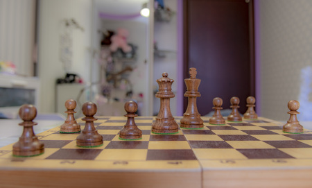 chess pieces and Board chessboard.の写真素材