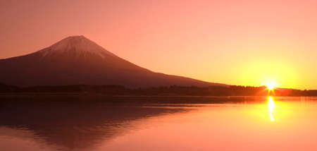 mountain at sunriseの写真素材