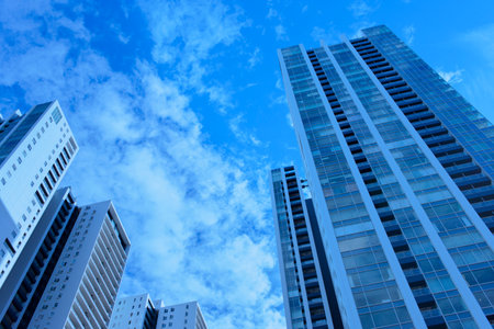 Tower Mansion Backgroundの写真素材